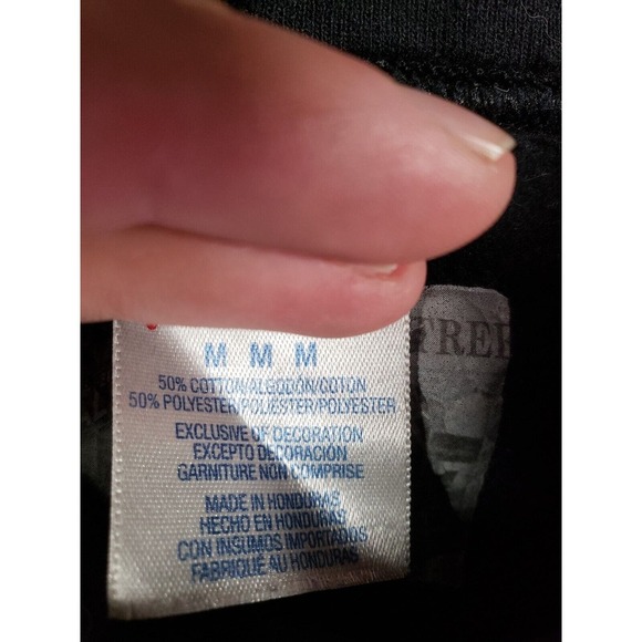 Wall Street Bull Hoodie Men Medium Black Stock Market New‎ York Print Pullover - Picture 4 of 10